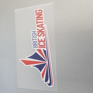 British Ice Skating Full Color Transfer