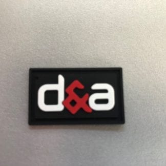 D&A Rubbertab zwart 3cm