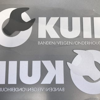 Kuil transfer "white" 25 cm wide