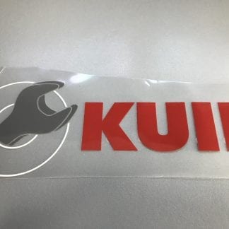 Kuil transfer "red" 12 cm wide