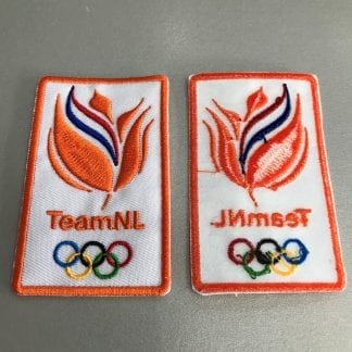 Team NL Olympic Embroided Badge 5 cm x 8 cm (with glue for printing)