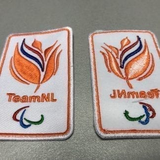 Team NL Paralympic Sublimated Badge 5 cm x 8 cm (NEW) PL