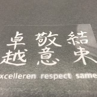 TeamNL Kernwaarden Excelleren, Respect, Samen Transfer