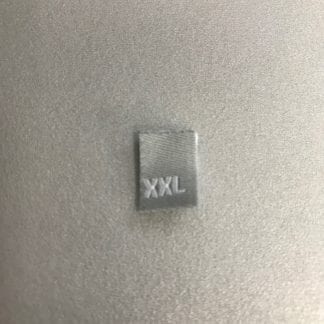 Woven Sizelabel size XXL PL